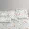 Cool Bamboo Clementine Garden Printed Fitted Sheet Set Hotel Collection by Robinsons
