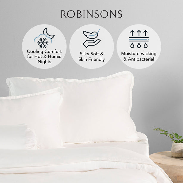 Cool Bamboo Bed Sheet Set Hotel Collection by Robinsons