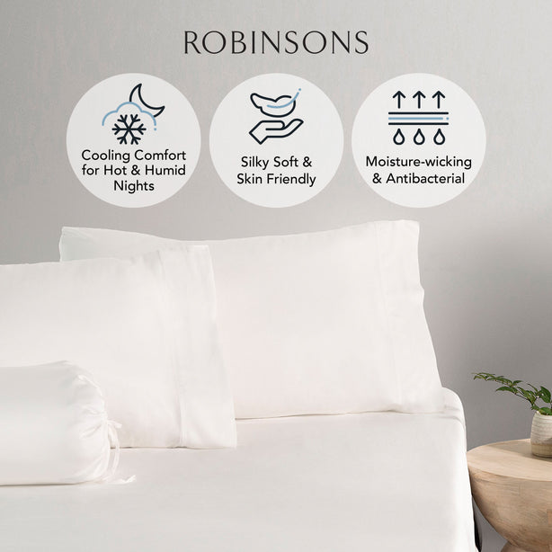Cool Bamboo Bed Sheet Set Hotel Collection by Robinsons