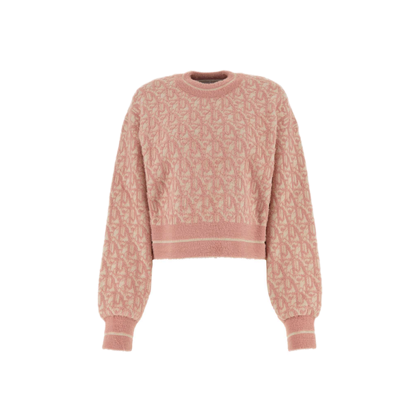 Embroidered Nylon Blend Sweater