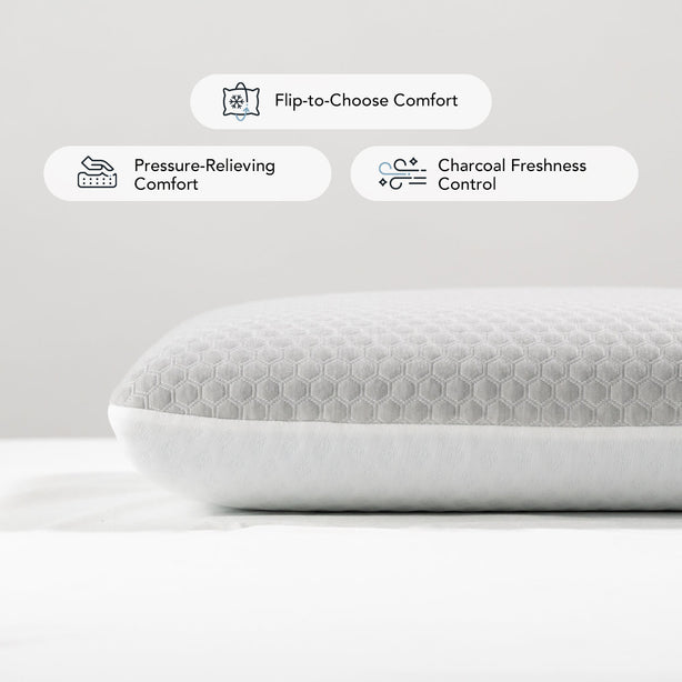 DualComfort Bamboo Charcoal Pillow - Heritage Collection by Robinsons