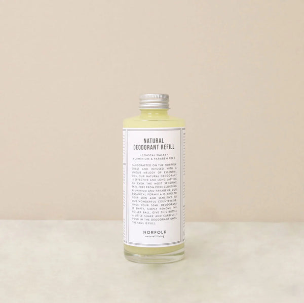Norfolk Natural Deodorant Refill - Crisp Lime (150ml)