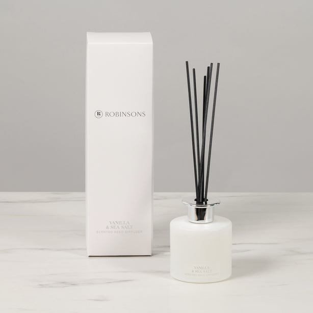 Vanilla & Sea Salt Reed Diffuser 200ml by Robinsons