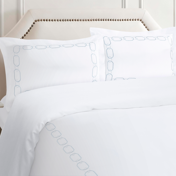 Charles Millen Singature Vouge Collection 100% Pima Cotton Bedlinen (White), Elaria