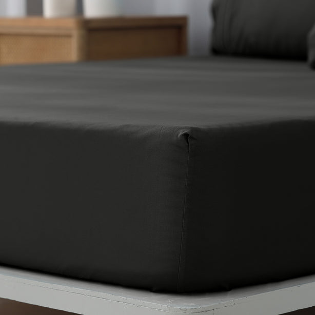 Robinsons Silky Soft Embroidered Microfibre Fitted Sheet Set Core Collection