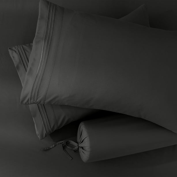 Robinsons Silky Soft Embroidered Microfibre Fitted Sheet Set Core Collection