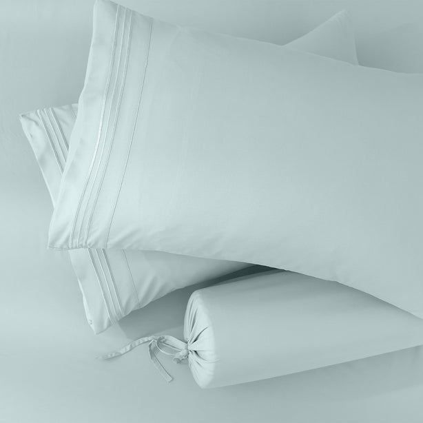 Robinsons Silky Soft Embroidered Microfibre Fitted Sheet Set Core Collection