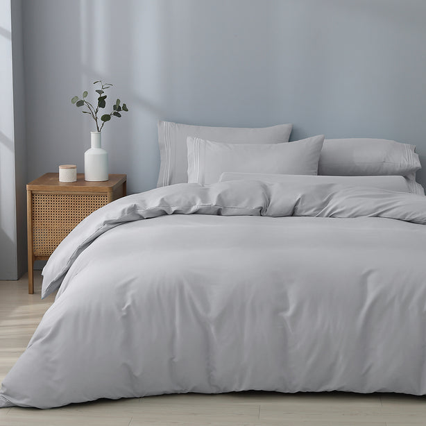 Robinsons Silky Soft Embroidered Microfibre Bed Sheet Set Core Collection