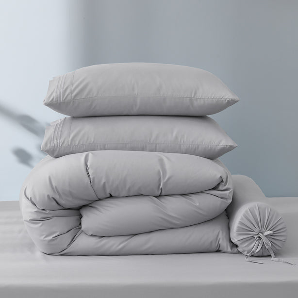 Robinsons Silky Soft Embroidered Microfibre Bed Sheet Set Core Collection