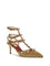 Valentino Garavani Rockstud suede Pumps - Havana Beige