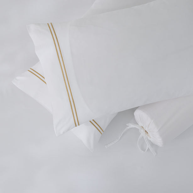 Royale 1000TC Embroidered Fitted Sheet Set Hotel Collection by Robinsons