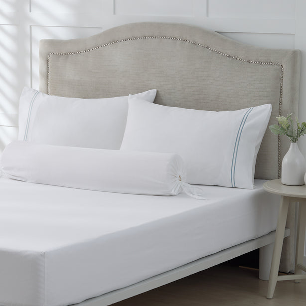 Royale 1000TC Embroidered Fitted Sheet Set Hotel Collection by Robinsons