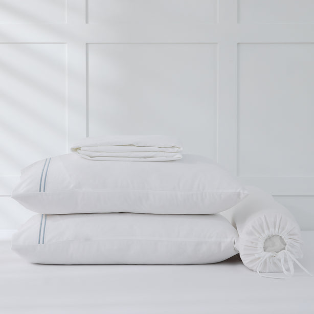 Royale 1000TC Embroidered Fitted Sheet Set Hotel Collection by Robinsons