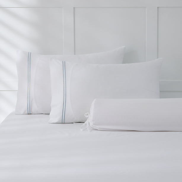 Royale 1000TC Embroidered Fitted Sheet Set Hotel Collection by Robinsons