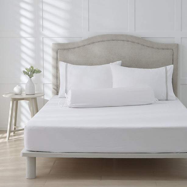 Royale 1000TC Embroidered Fitted Sheet Set Hotel Collection by Robinsons