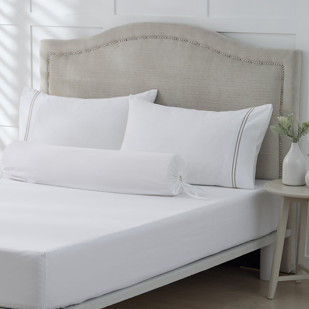 Royale 1000TC Embroidered Fitted Sheet Set Hotel Collection by Robinsons