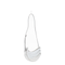 Banana Bag Leather Shoulder Bag - Silver
