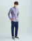 Highr, Purple Pique Jersey, Long Sleeve Shirt