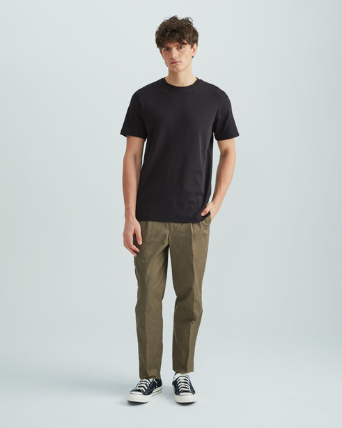 Highr, Black, Pima Cotton Tee