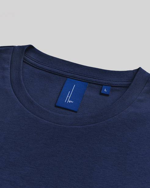 Highr, Royal Blue, Pima Cotton Tee
