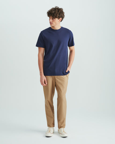 Highr, Navy, Pima Cotton Tee