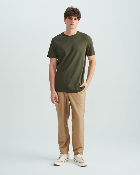 Highr, Dark Olive, Pima Cotton Tee