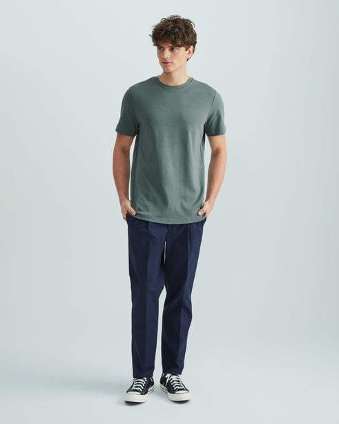 Highr, Sage Green, Pima Cotton Tee