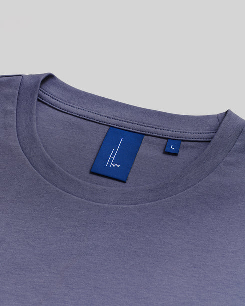Highr, Purple, Pima Cotton Tee