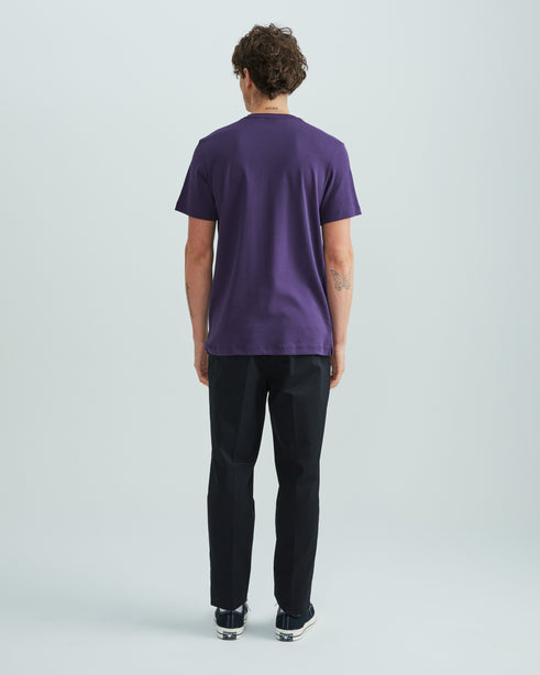 Highr, Dark Purple, Pima Cotton Tee