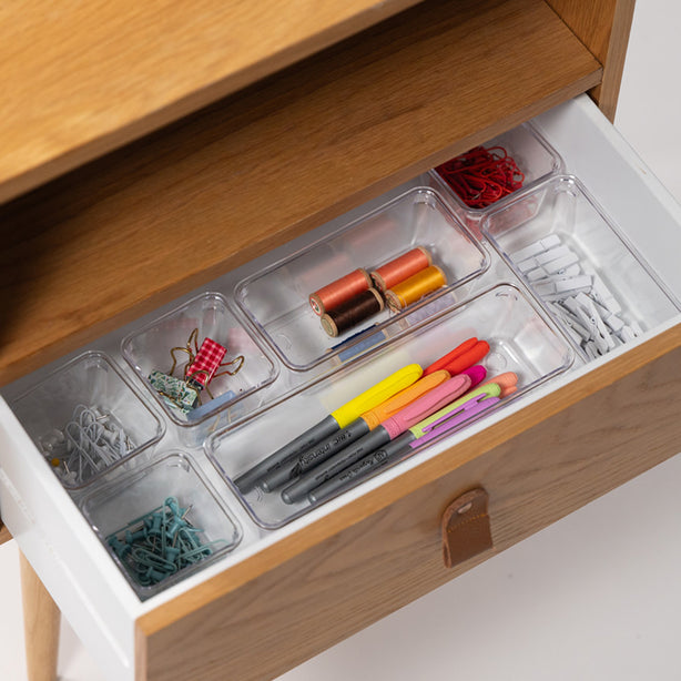 Drawer Organiser 25 Piece Set (Kitchen / Bathroom / Desk / Cosmetic Drawer Dividers) - Robinsons Exclusives