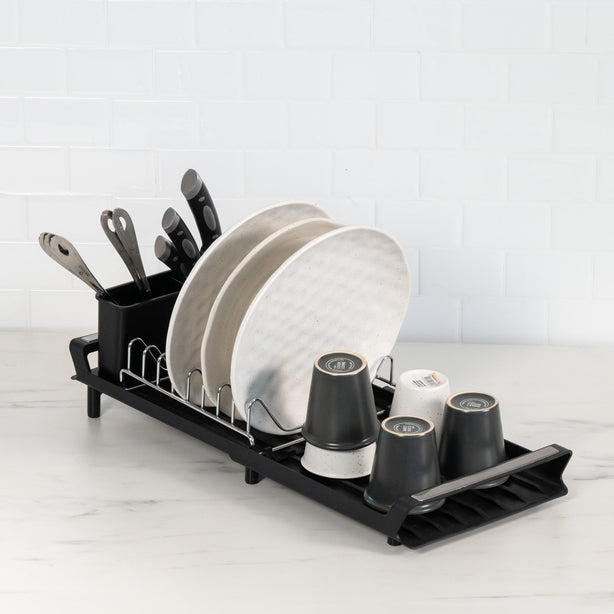 Expandable Dish Drying Rack (Kitchen Rack, Cutlery Holder) - Robinsons Exclusives
