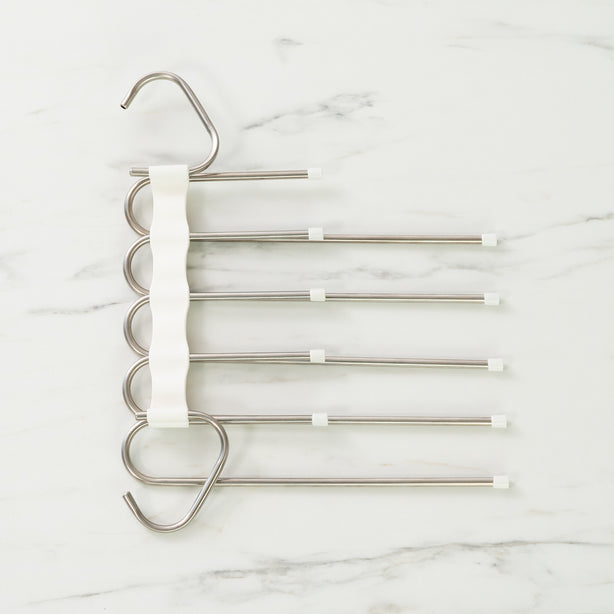 Space Saving Wardrobe Pant Hanger Twin Pack (Closet Organiser) - Robinsons Exclusives