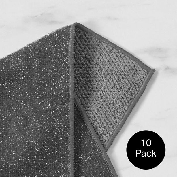 Microfibre Reversible Cleaning Scrubbing Cloth Pack of 10 - Robinsons Exclusives
