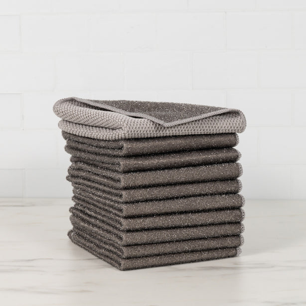 Microfibre Reversible Cleaning Scrubbing Cloth Pack of 10 - Robinsons Exclusives