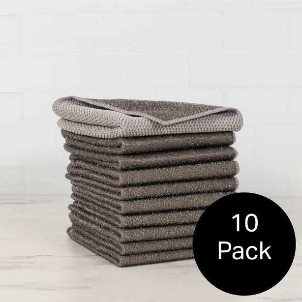 Microfibre Reversible Cleaning Scrubbing Cloth Pack of 10 - Robinsons Exclusives