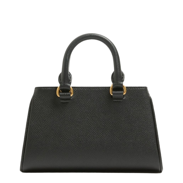 VLogo Signature Mini Grainy Calfskin Bag - Black