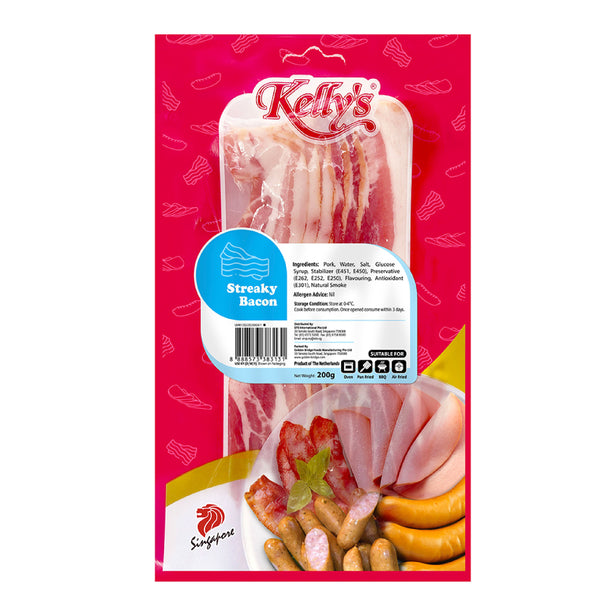 [Bundle of 6] Kelly's Breakfast Ham & Streaky Bacon & Back Bacon