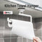 [Bundle of 2] KOREA DeHUB Towel Paper Hanger Wall Mount ABS Punch-Free Towel Rack Suction Cup Paper Towel Rails 31x14.5cm