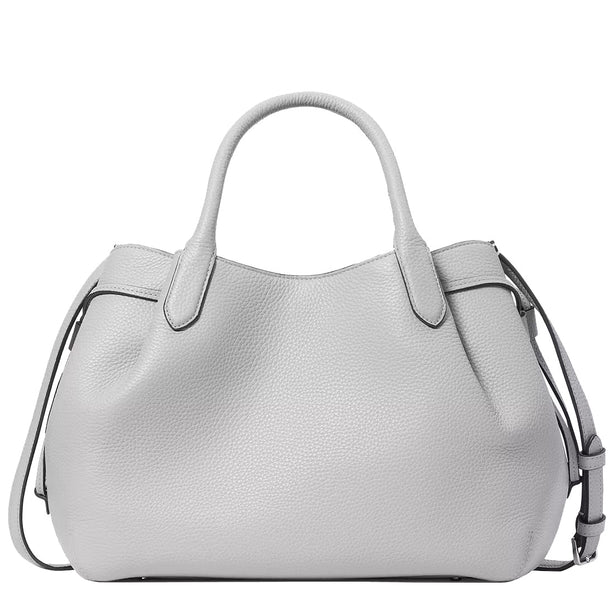Kate Spade Dumpling Large Satchel Bag in Mountain Grey k8134