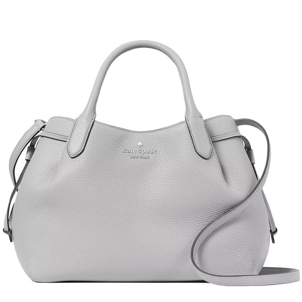 Kate Spade Dumpling Large Satchel Bag in Mountain Grey k8134