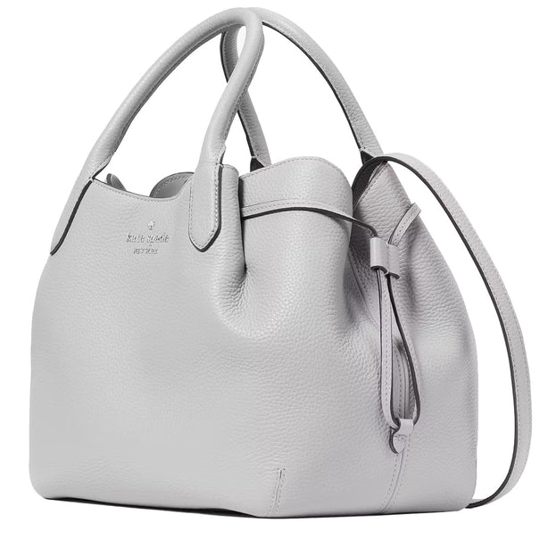 Kate Spade Dumpling Large Satchel Bag in Mountain Grey k8134