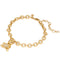 Kate Spade Oh What Fun Spade Teddy Bear Charm Bracelet in Clear/ Gold KK022