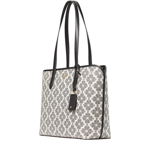 Kate Spade Signature Spade Flower Tote Bag in Black Multi KG086