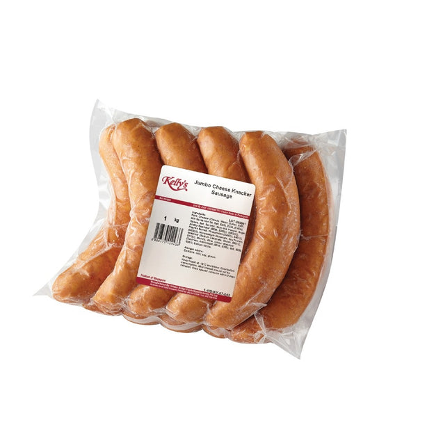 [Bundle of 3] Kelly's Jumbo Cheese Knacker Sausage (1kg x3) Frozen