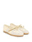 Replica Ballet Lace-Up Flats In Nappa, Bleached Sand