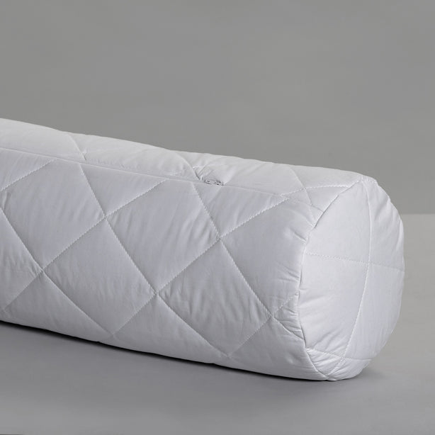 Bolster Protector Anti-Dustmite Luxury Cotton Hotel Collection by Robinsons (with Zipper | Cooling | Anti-Bacterial)