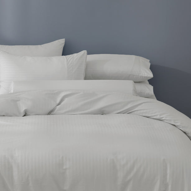 Robinsons Silky Soft Luxe Stripe Microfibre Bed Sheet Set Core Collection