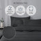 Robinsons Silky Soft Luxe Stripe Microfibre Bed Sheet Set Core Collection