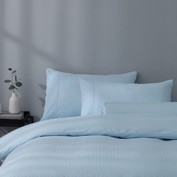 Robinsons Silky Soft Luxe Stripe Microfibre Bed Sheet Set Core Collection