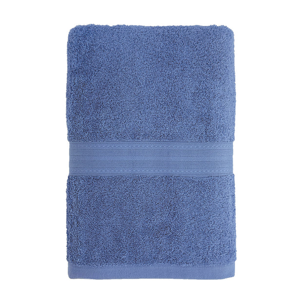 Milton Home Leona 100% Cotton Bath Linen, Blue